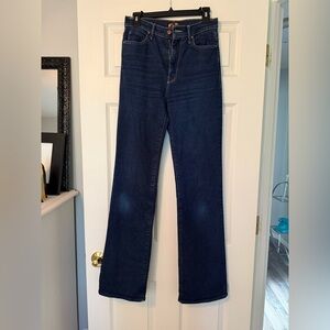 MOTHER The Siren Hot Rod Dark Blue Bootcut Jeans